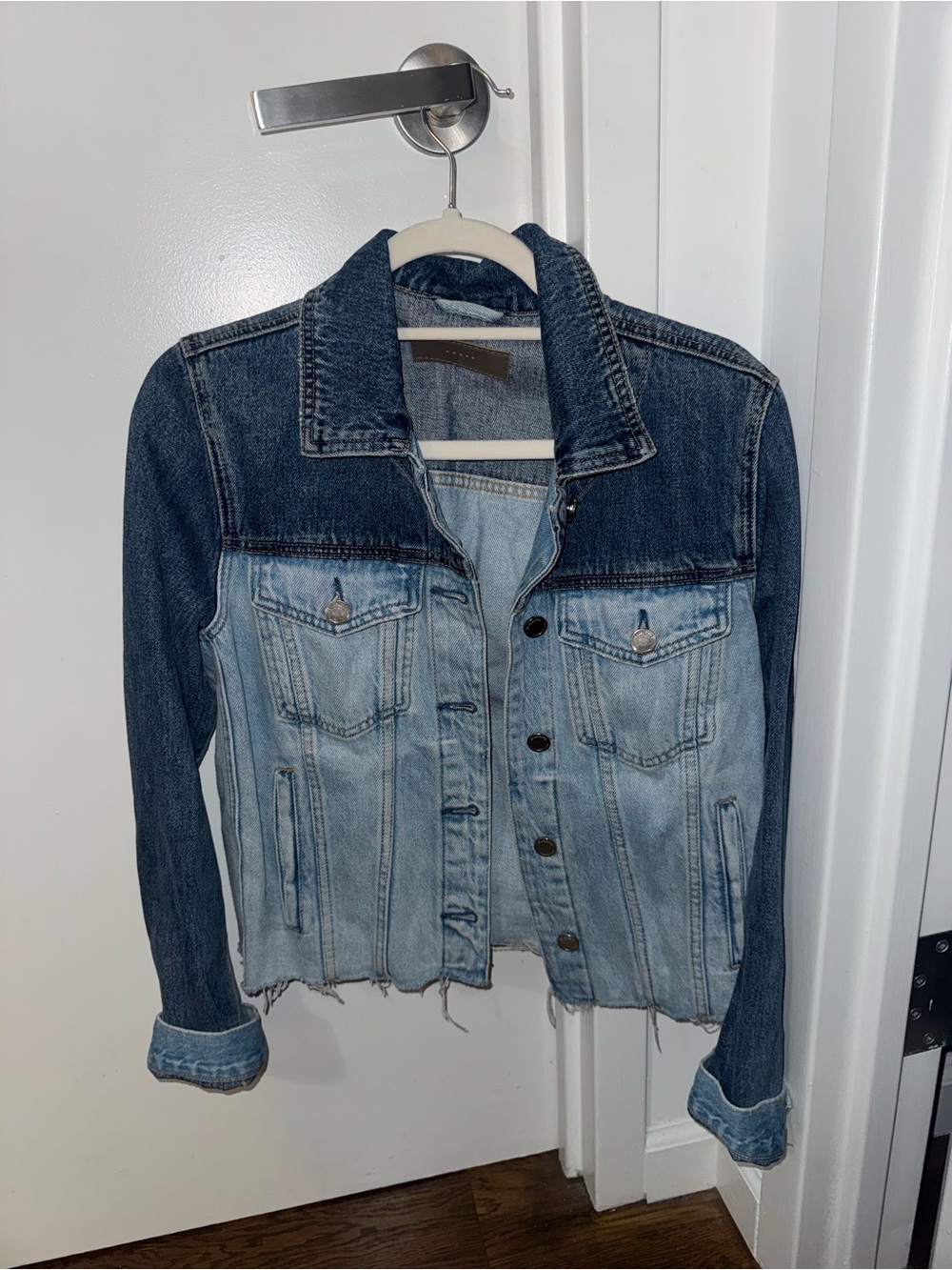 Blank NYC Two-Tone Denim Jacket